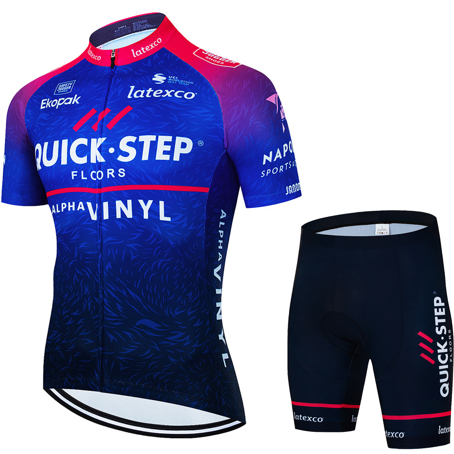 Wholesale Summer Quickwalk Team Edition Short Sleeve Set Mountain Bike Cycling Jersey