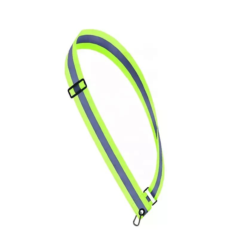 Reflective Sash Reflective Belt Adjustable Reflective Waistband Belt for Running in The Dark