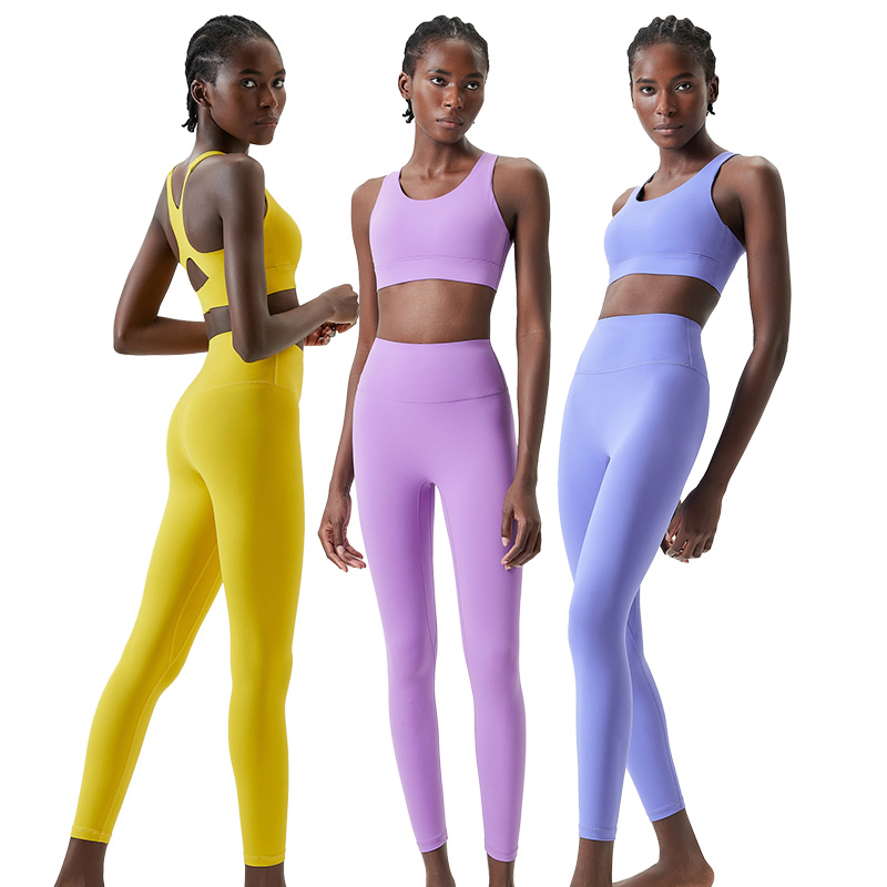 New Arrival High Support Adjustable Hasp Skin Friendly Beauty Back Naked Feeling Yoga Sports Gym Bra for Women