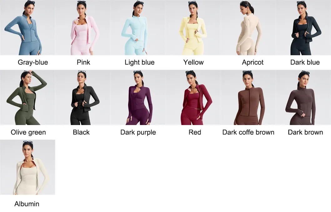 Women Fitness Yoga Jacket