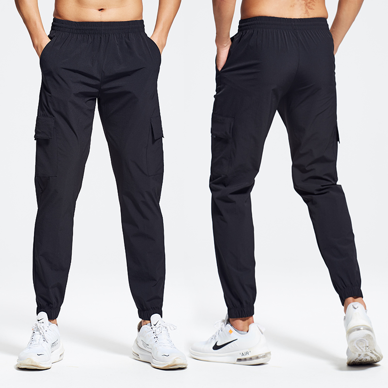 Wholesale Men's Trousers Cargo Jogger Polyester Spandex Outdoor Casual Sweatpants Track Running Pants Men