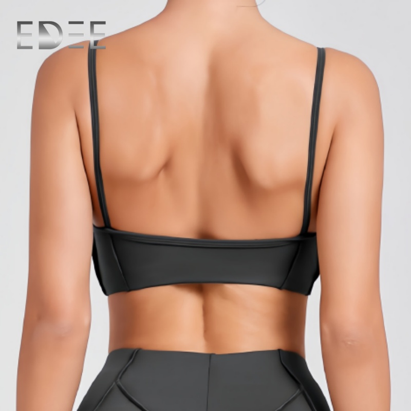 Customized Logo Strong Support Sports Bra for Yoga Workouts