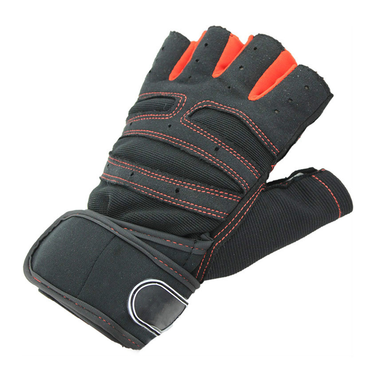 High Quality Sport Gym Half Finger Anti Slip Fitness Wrist Protection Gloves