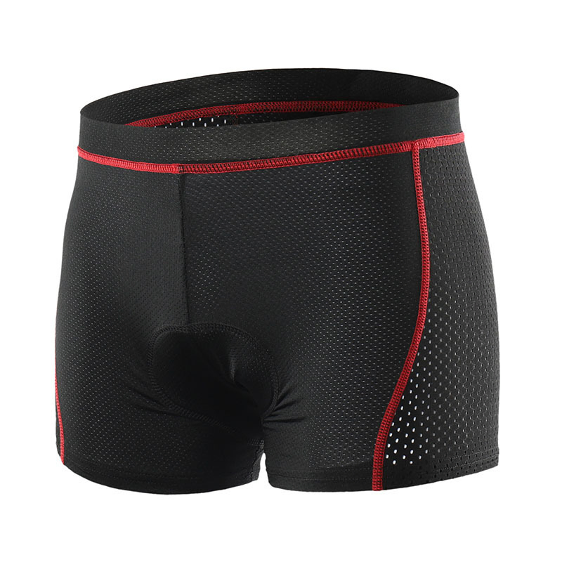 Unisex Nylon Mesh Breathable Biker Cycling Shorts with Gel Padded