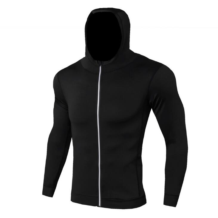 Super Dry Fit 100% Polyester Men's Light Weight Hoodie Sweater for Jogger Gym Sports Running Boxing Training Wear