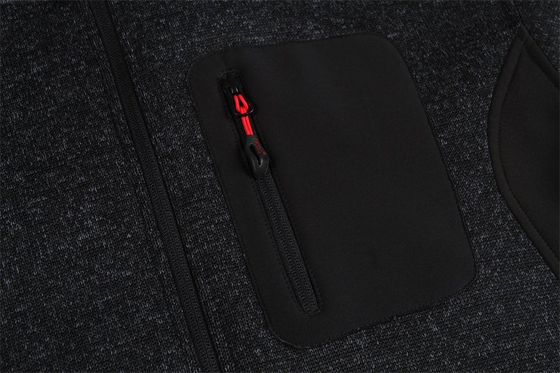 Custom Design Plain Color Block Lightweight Soft Camping Running Hiking Outdoor Fleece Jacket