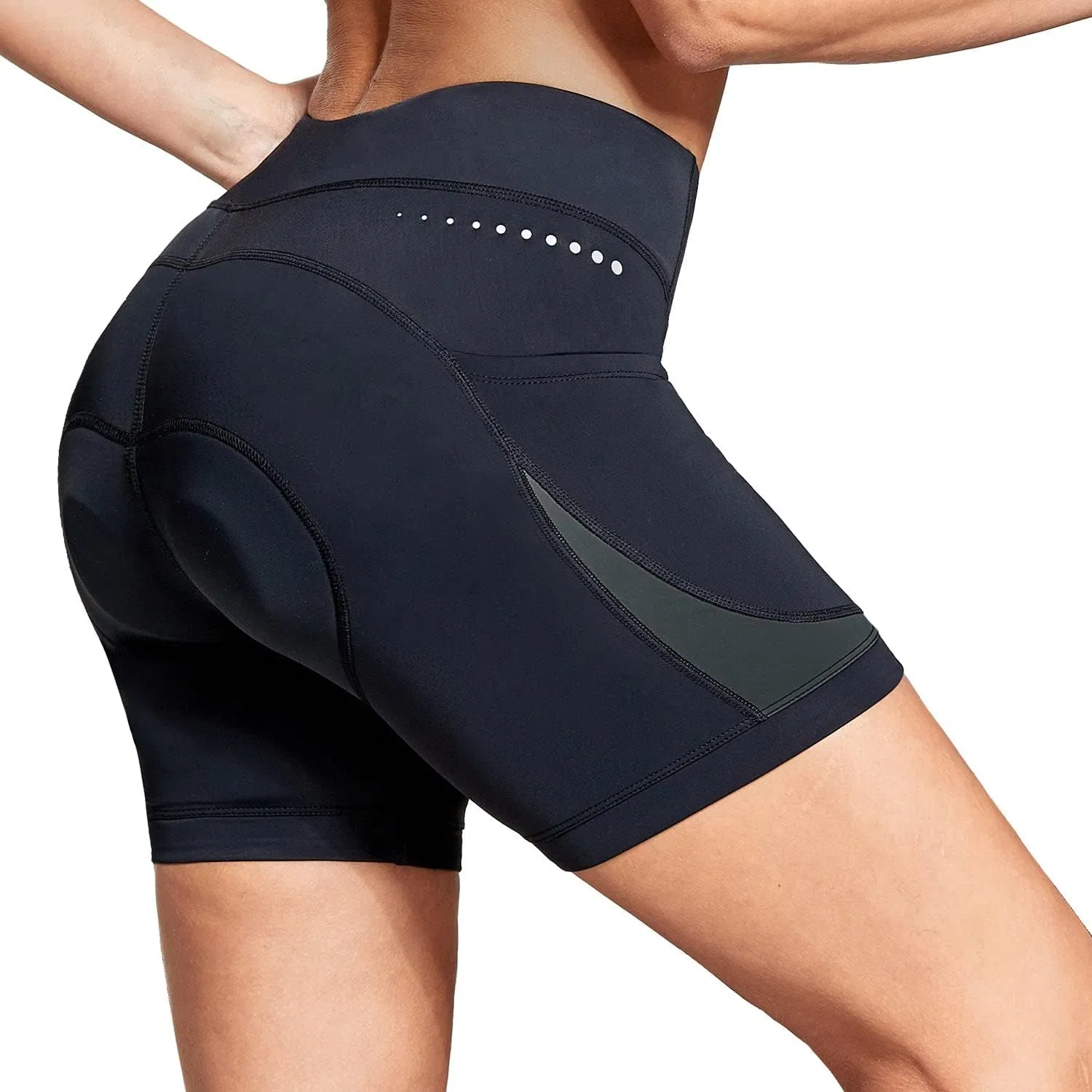 Women's 4D Padded Bike Shorts Cycling Underwear with Pockets Upf50+