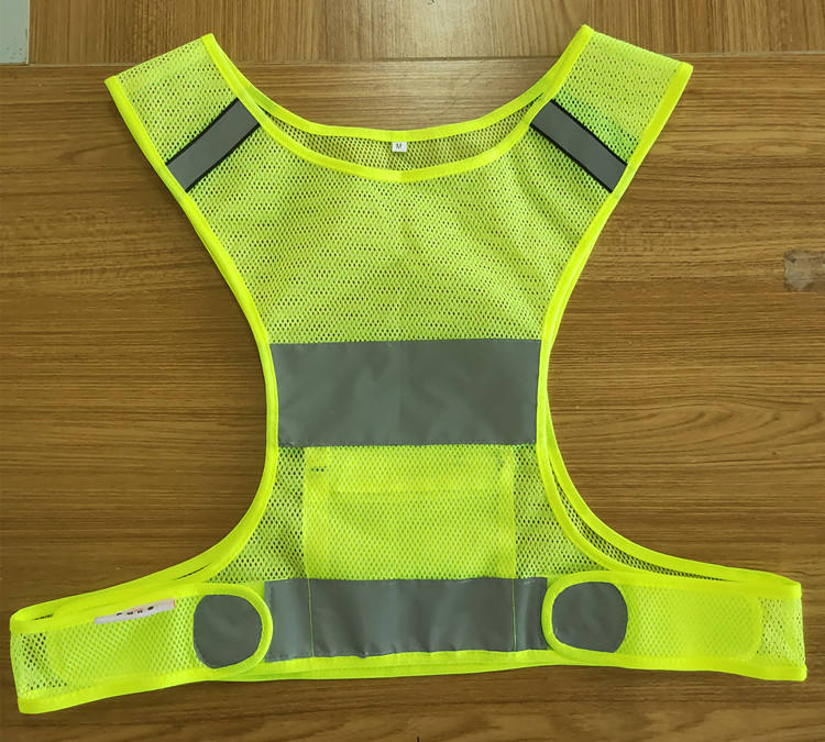 Cycling Running Gear High Visibility Reflective Safety Vest with Logo Armbands Lightweight Ultralight Runner Safety Vest