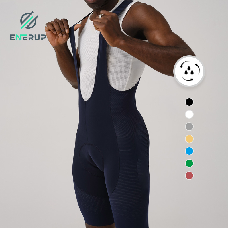 Enerup Custom Quick-Dry PRO Cycling Jersey and Shorts Breathable Short Sleeve Bib Tights with Pockets for Cycling Enthusiasts