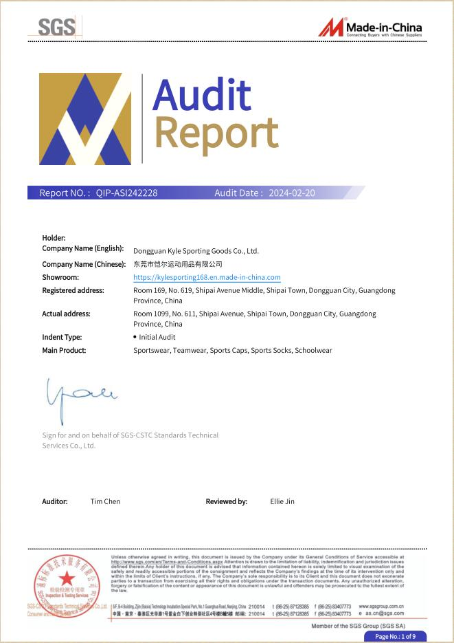 EN 14682 Certification