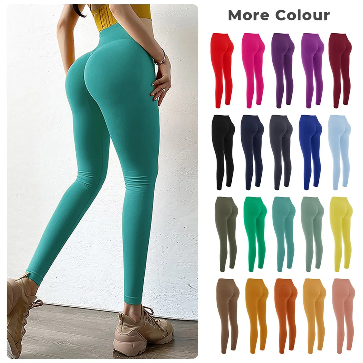 Custom Fitness Jogger Gym Sport Squat Compression Butt Women Clothing Yoga Leggings
