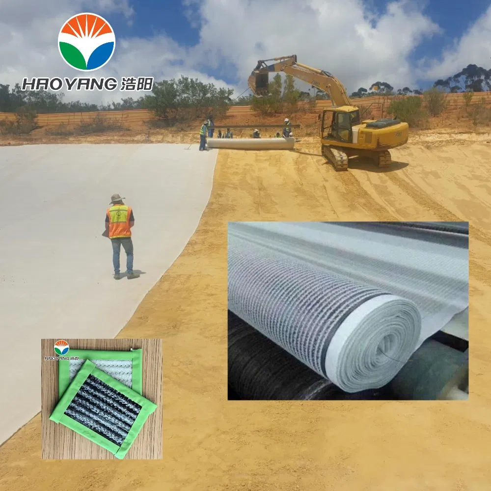 4-6m Width Haoyang Good Effect Geosynthetic Clay Layer for Dam Project