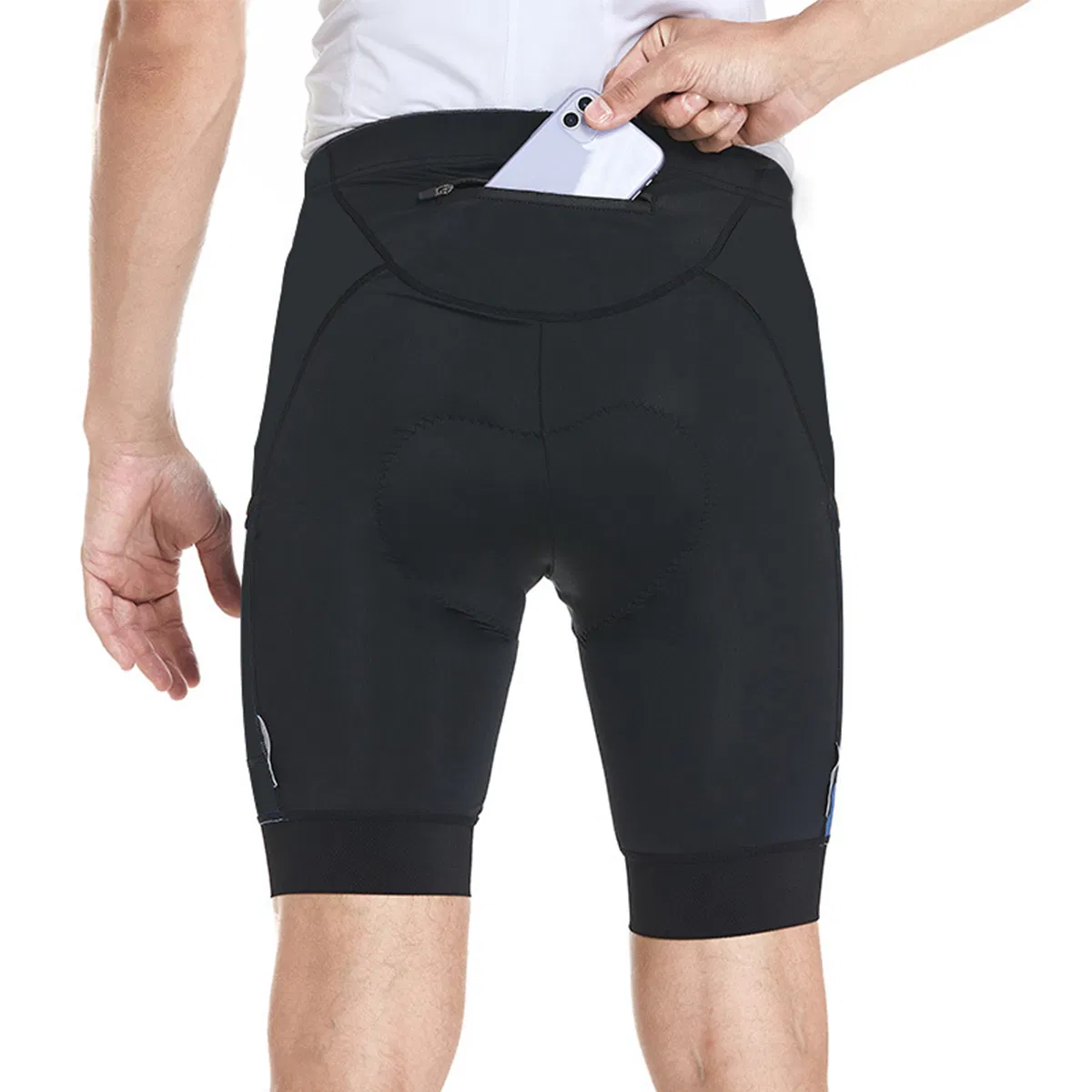 Cycling Shorts with Back Pocket, 4D Padded Bike Shorts for Men Free Shipping to Mexico City