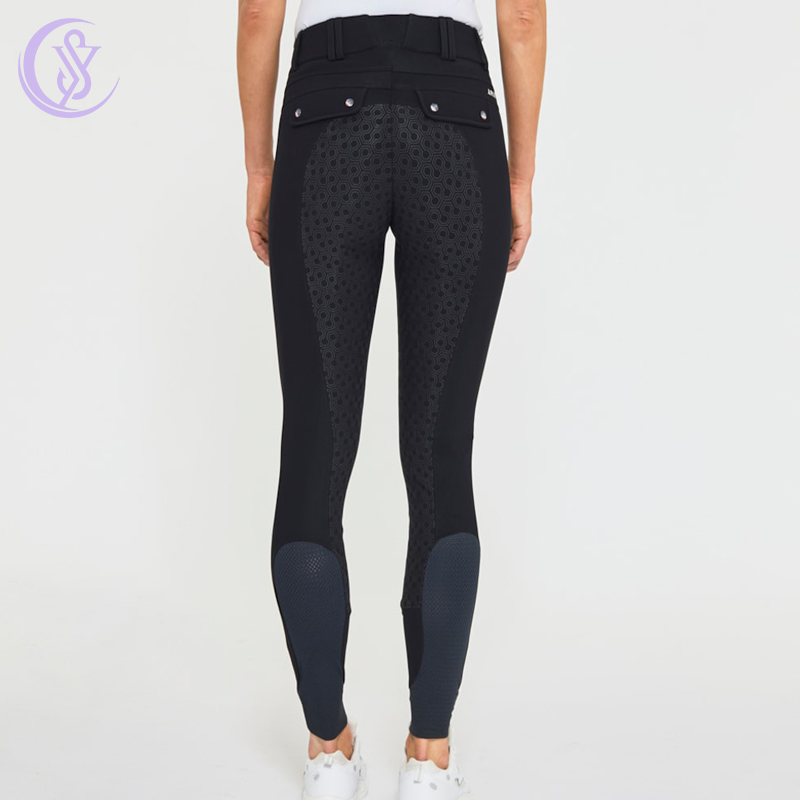 Performance Racing Full Seat Silicone Equestrian Breeches Anti-Pilling Horse Riding Tights Women Equestrian Tights