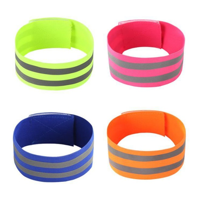 High Visibility Reflective Wristbands Armbands Ankle Strap Bands