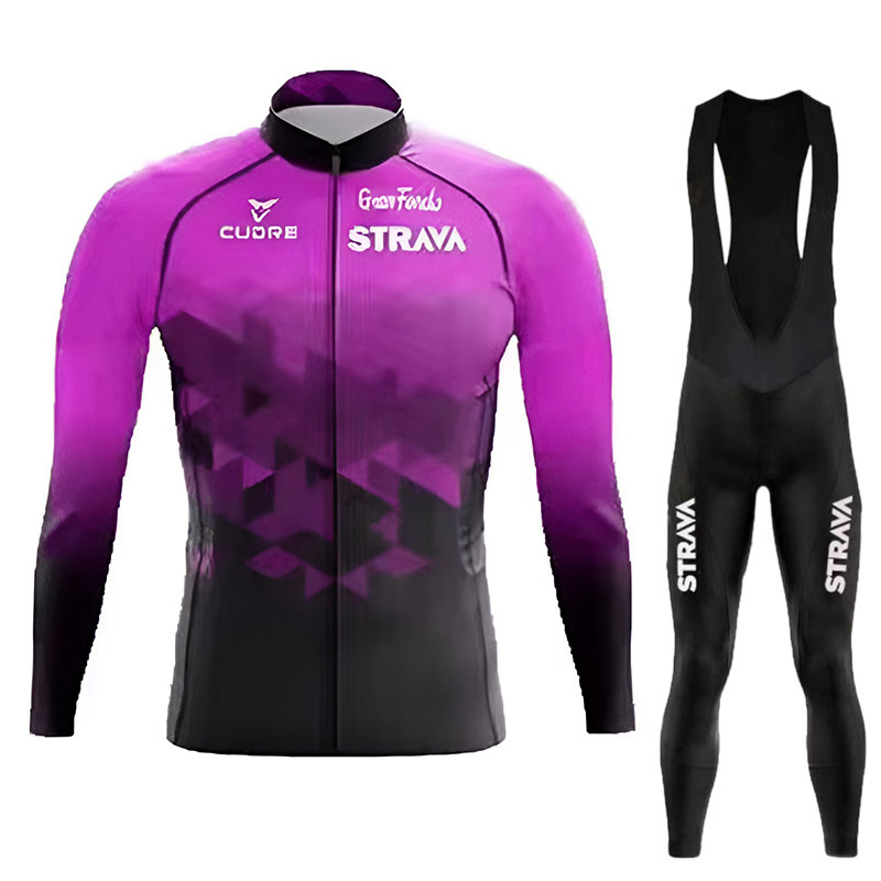 Long Sleeve Black Cycling Jersey Waterproof Wholesale Zipper Rip-Stop Road Cycling Long Sleeve Cycling Jersey Suit Cycling Quick-Drying Windbreak