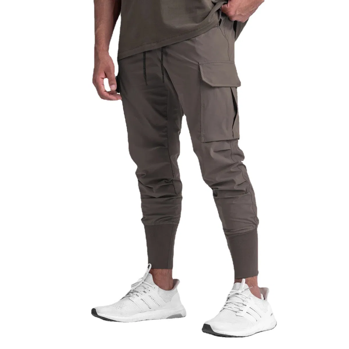 Long Stretch Casual Running Sports Fitness Track Trousers Gym Workout Men's Pants