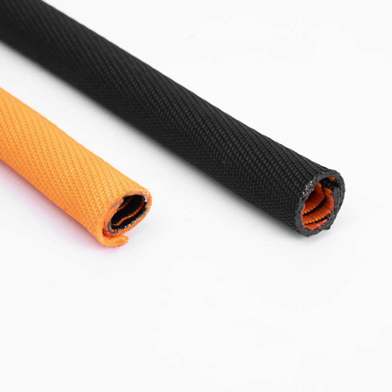 Reliable High Temperature Orange Double-Layer Warning Braide for Harsh Environments