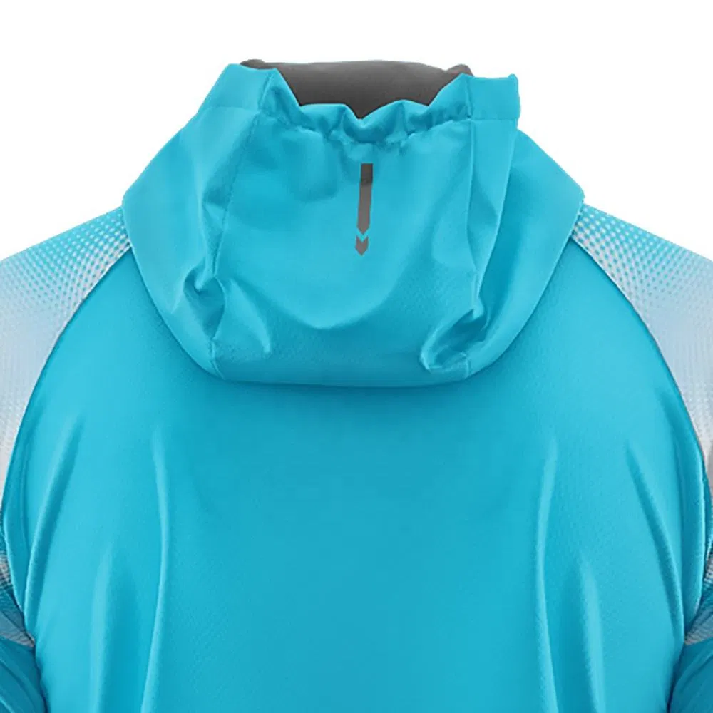 Custom Lightweight Outdoor Hiking Running Jacket Men's Plain Zip up Hooded Waterproof Windbreaker Jacket Unisex