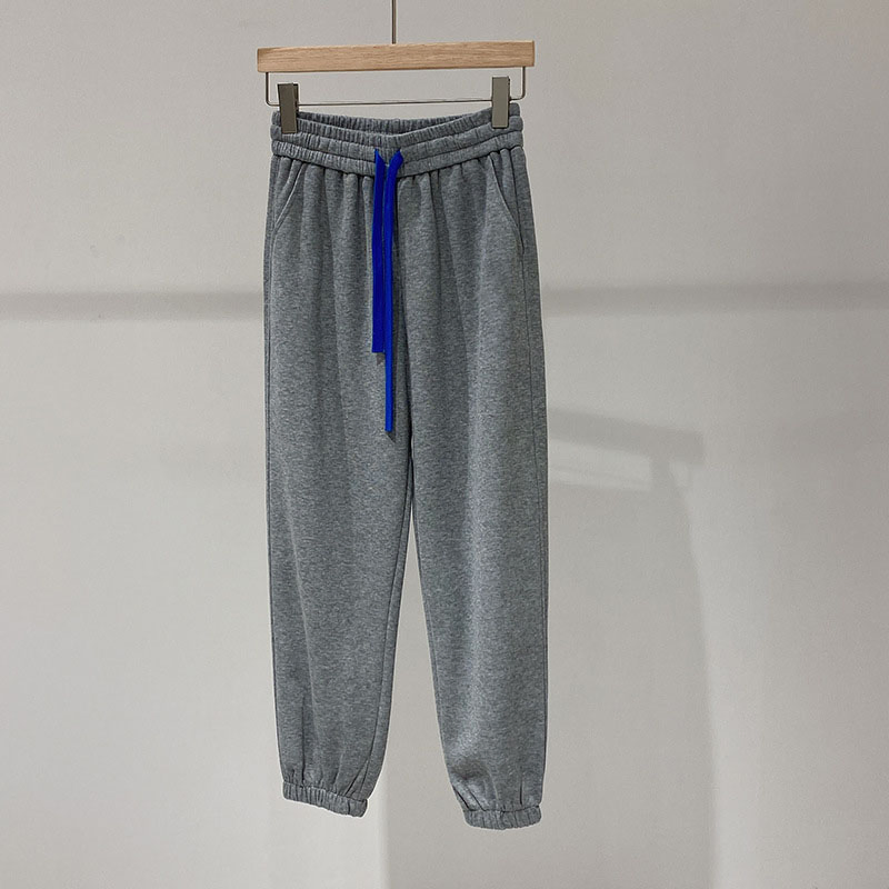 Women's Solid Drawstring Joggers Sweatpants Trousers Track Pants with Elastics Waist