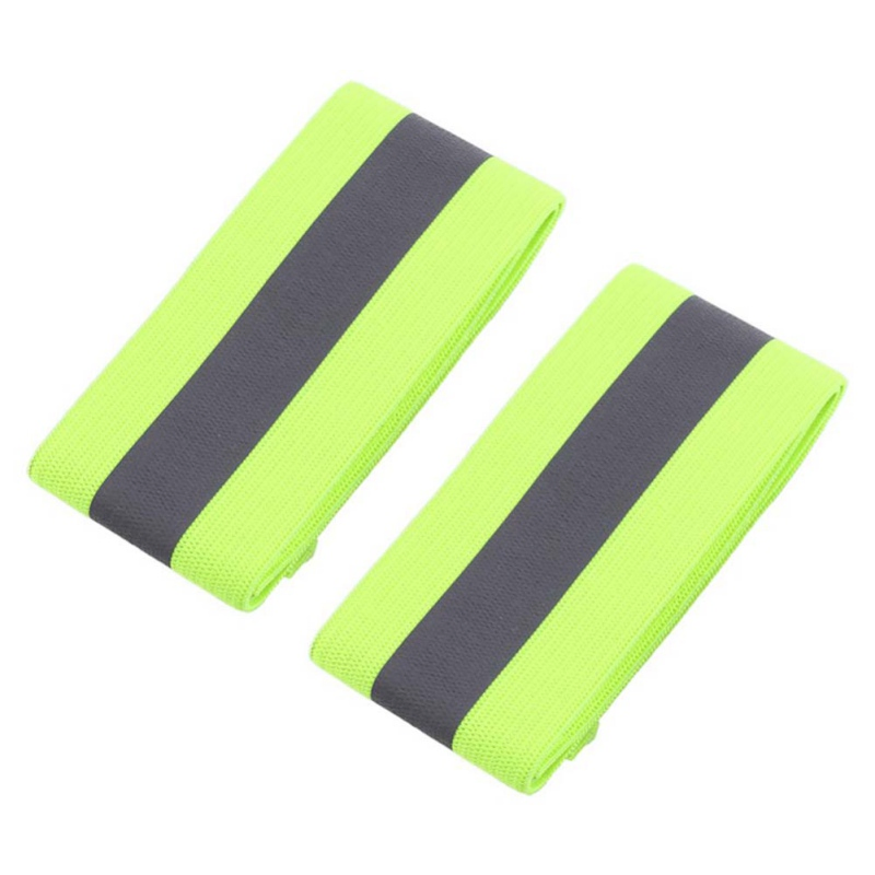 Reflective Fabric Armbands with Two Reflective Strips for Jogging Gear