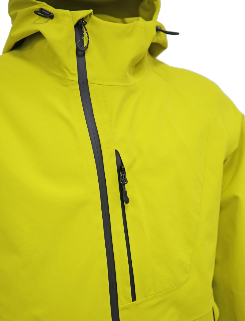 Windproof Recycled Polyster Zipped Pockets Taped Seams Men′ S Windbreaker Jacket for Hiking Camping Cycling Outdoor Ventures