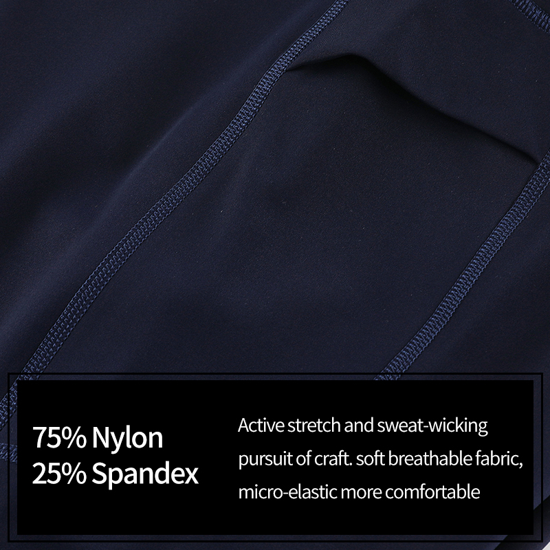 Reflective Fleece Leggings Men Tight Compression Fitness Leggings Multi-Pocket Sports Leggings