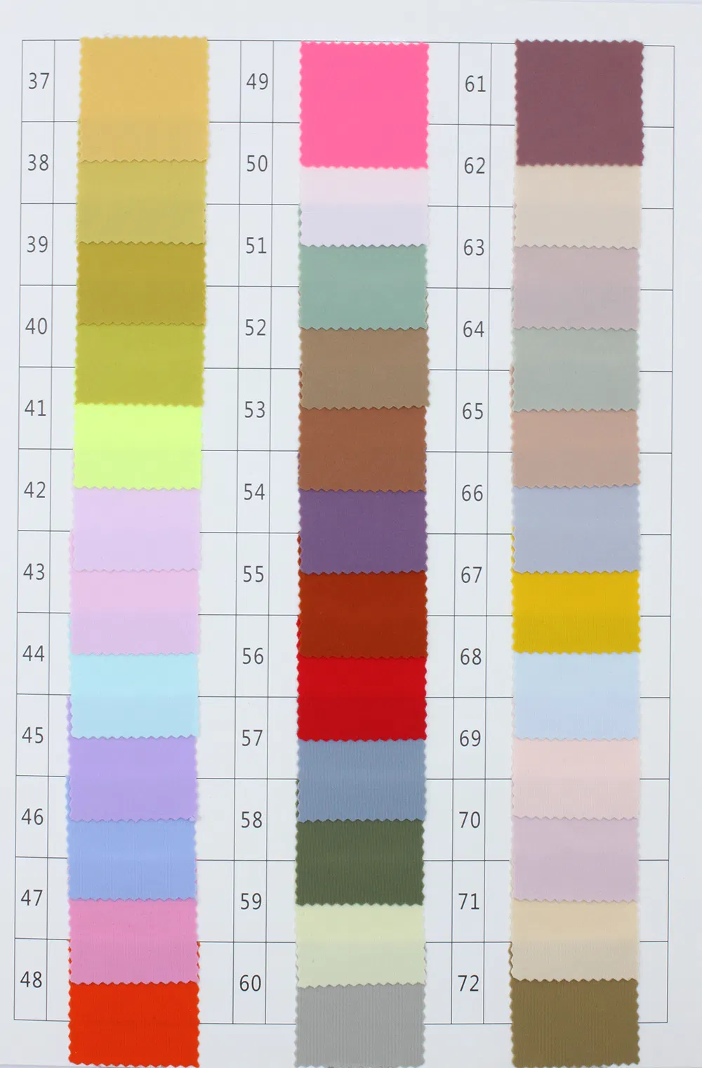 Color Chart 2