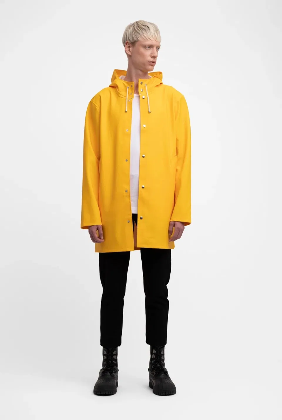 PU Polyester Waterproof Windproof Outdoor Riding Rain Jacket High Rain Wear Cycling