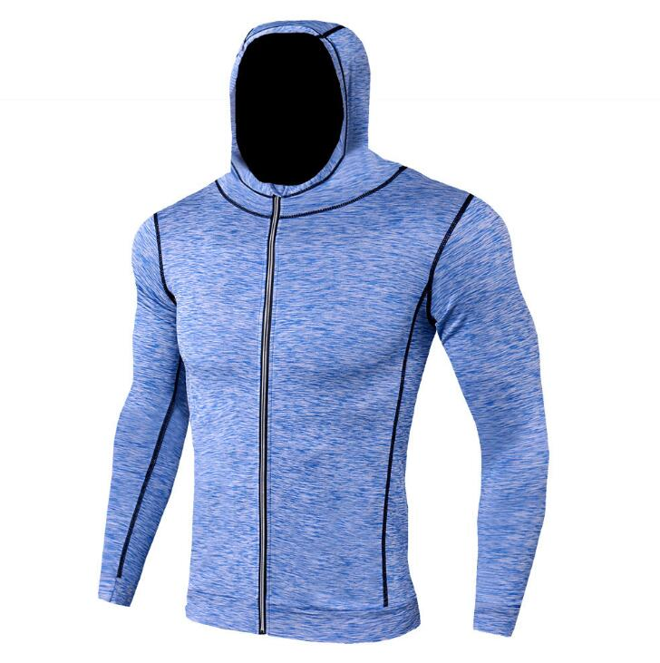 Super Dry Fit 100% Polyester Men's Light Weight Hoodie Sweater for Jogger Gym Sports Running Boxing Training Wear