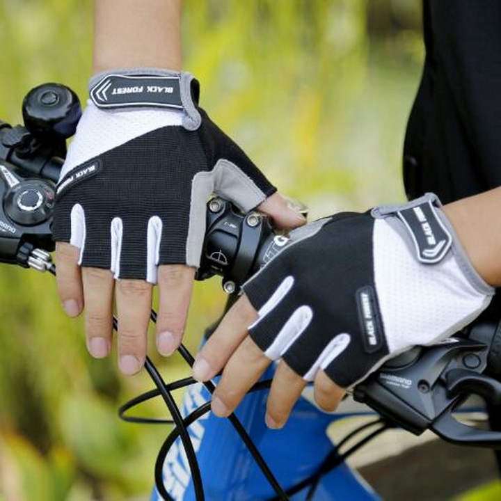 Outdoor Sports Non-Slip Fitness Weight Lifting Half Finger Cycling Gloves
