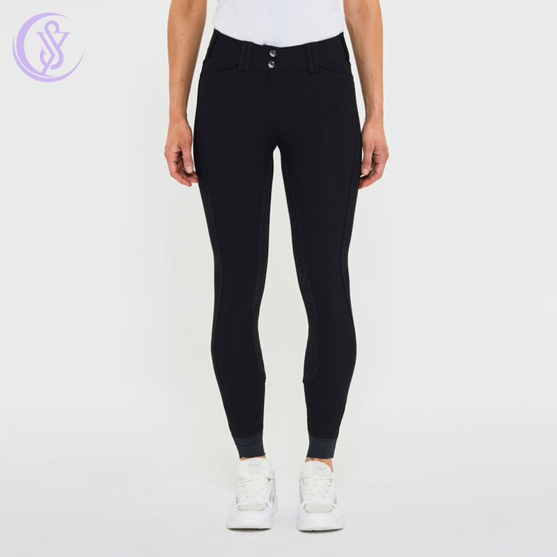 Performance Racing Full Seat Silicone Equestrian Breeches Anti-Pilling Horse Riding Tights Women Equestrian Tights