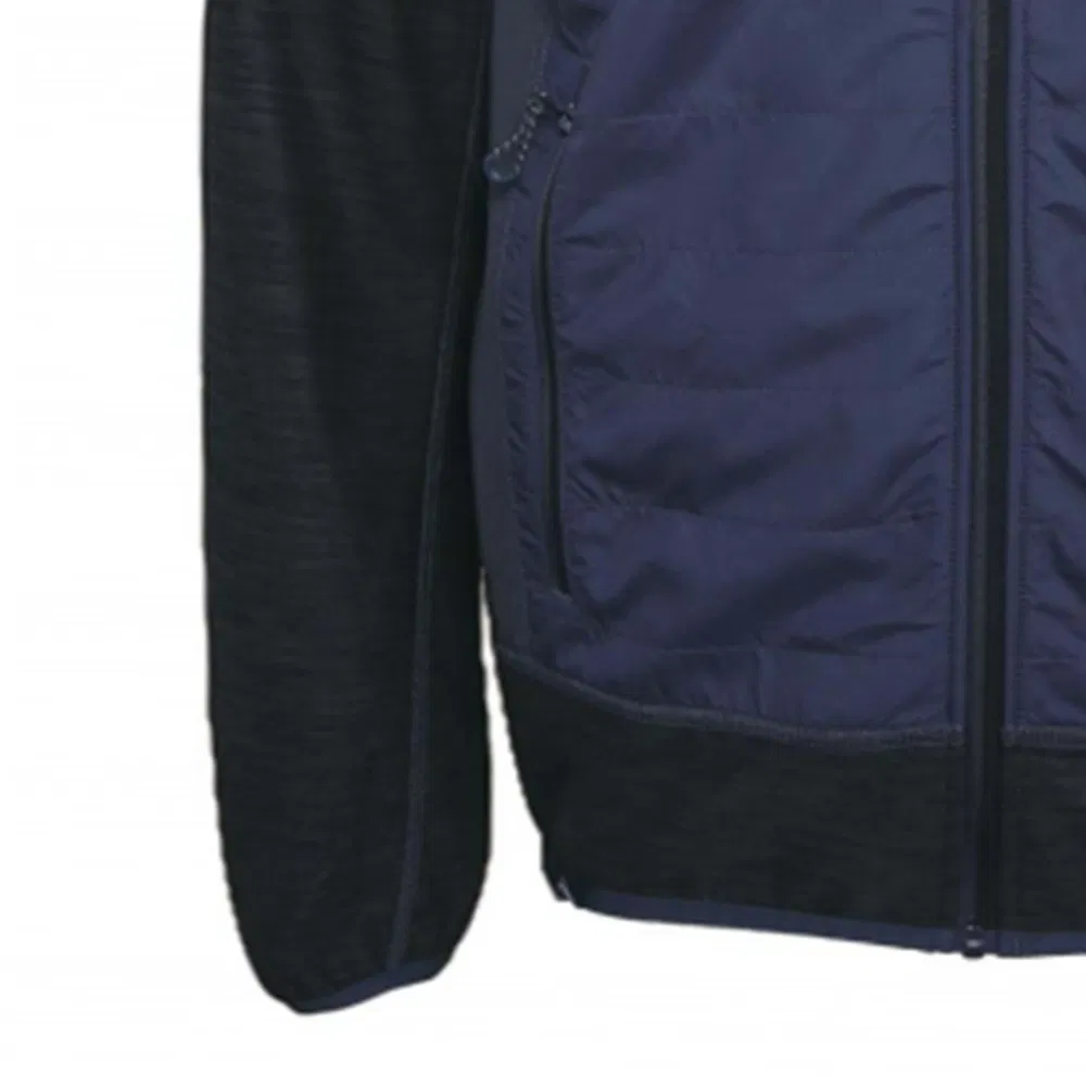 Men's Running Winter Jacket with Hood Warm Lightweight Insulated Hybrid Jackets Puffer Hiking