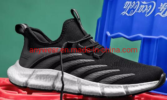 New Design Sports Running Sneaker Men Flyknit Shoes (329)