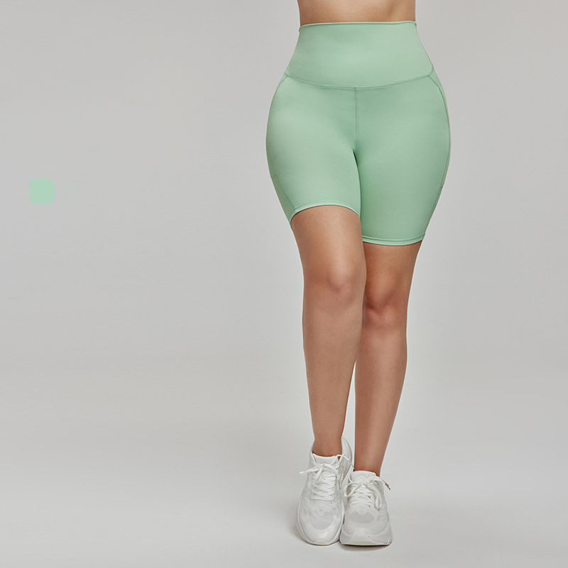 Top Selling Upto 3XL Plus Size High Waist Fitness Biker Shorts for Women, Customize Logo Yoga Fitness Running Shorts with Deep Side Pockets