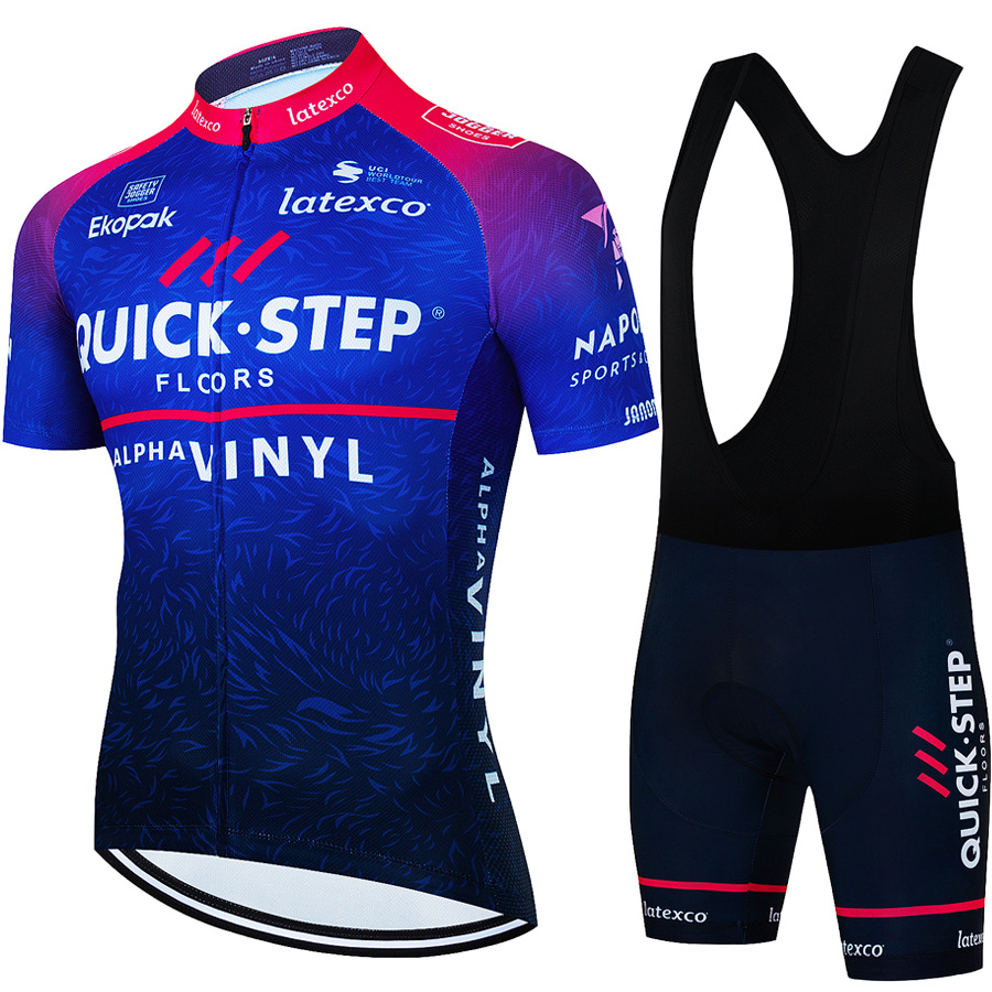 Wholesale Summer Quickwalk Team Edition Short Sleeve Set Mountain Bike Cycling Jersey