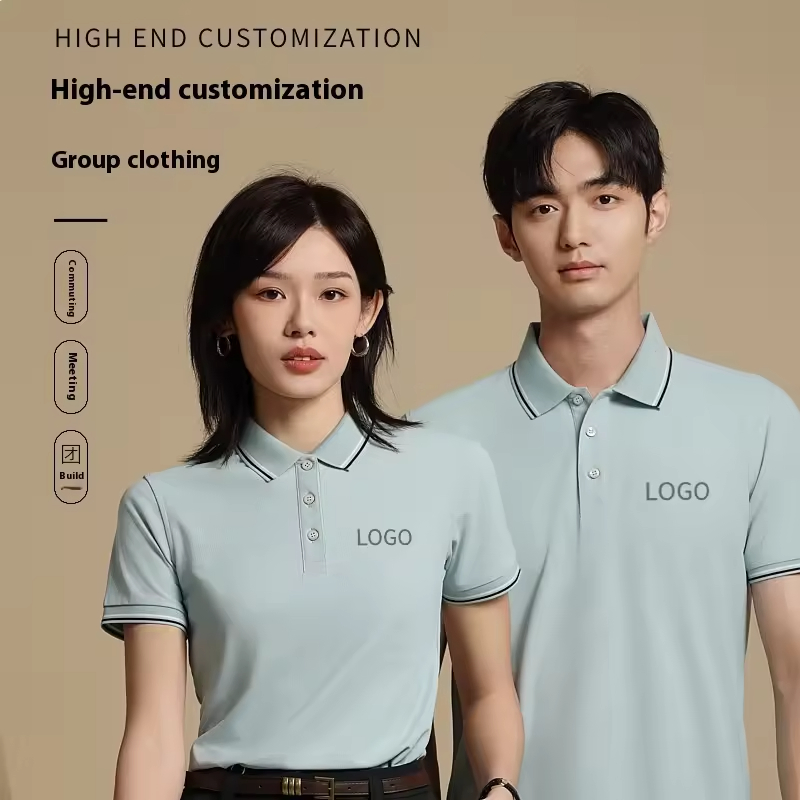 High Quality Men's Quick Dry Golf for Polo Shirts Short Sleeve Casual Workout T Shirt Performance Moisture Solid Knitted