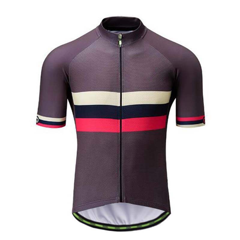 Manufacturer Custom Colorful Shape Striped Cycling Bike Jerseys Design Bicycle Wear