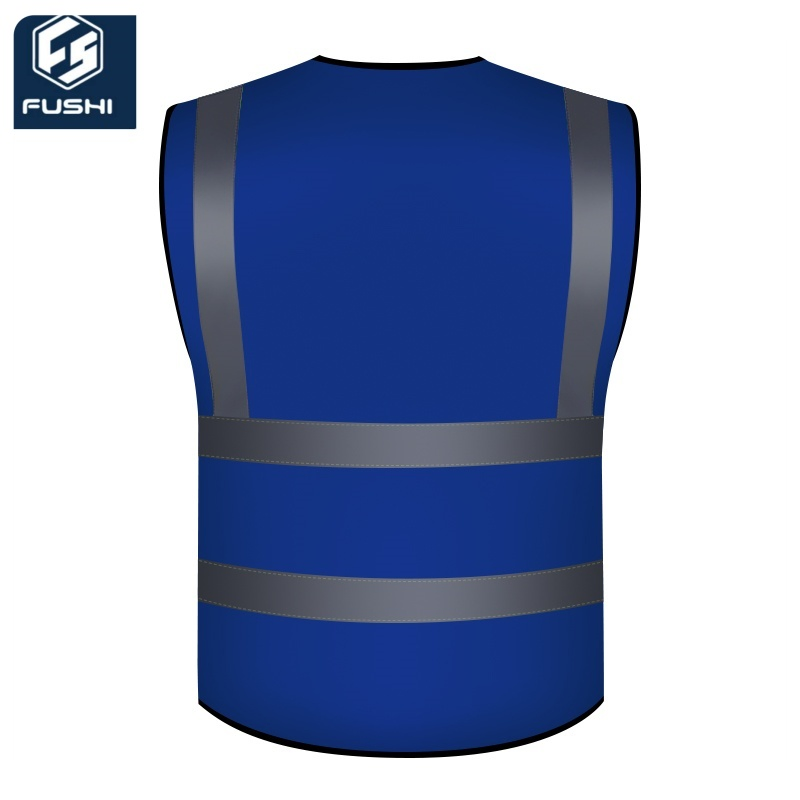 Highly Reflective Safety Vest for Enhanced Visibility in Low Light Conditions