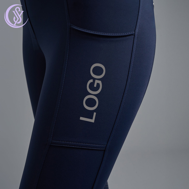 Ew Fashion Equestrian Clothing Horse Breeches Thick Full Seat Silicone Horse Riding Tights