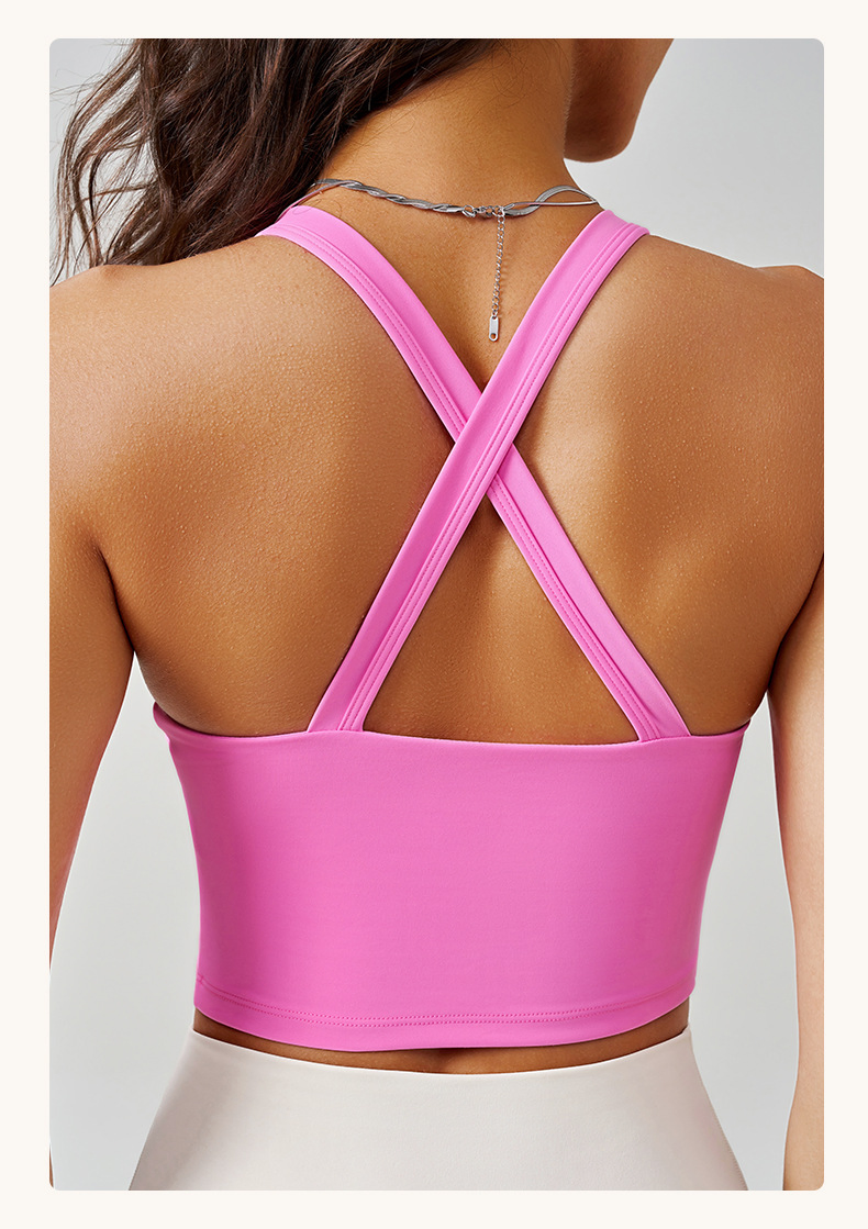 Woman Breathable Yoga Clothes Running Sports Fitness Vest Slim Fitting Tennis Top