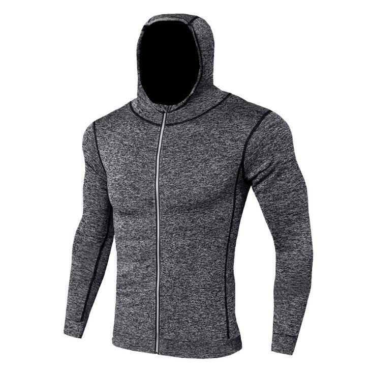 Super Dry Fit 100% Polyester Men's Light Weight Hoodie Sweater for Jogger Gym Sports Running Boxing Training Wear