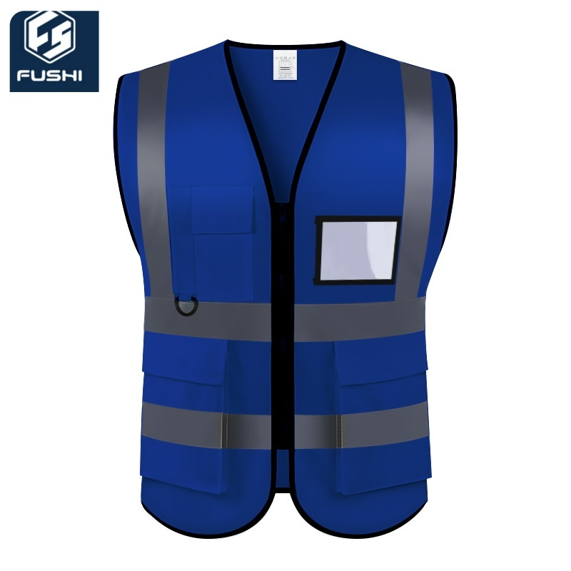 Highly Reflective Safety Vest for Enhanced Visibility in Low Light Conditions
