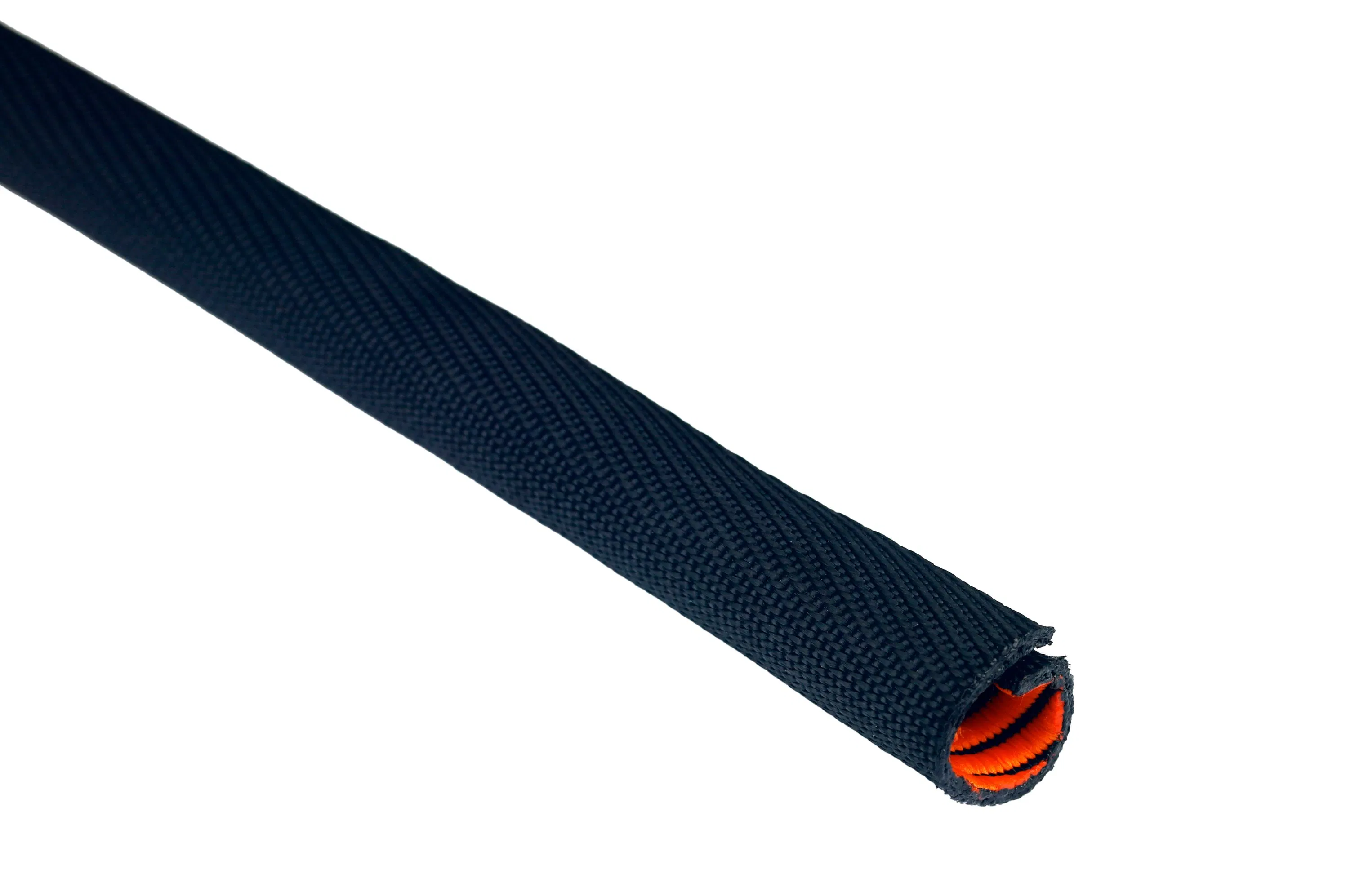 Reliable High Temperature Orange Double-Layer Warning Braide for Harsh Environments