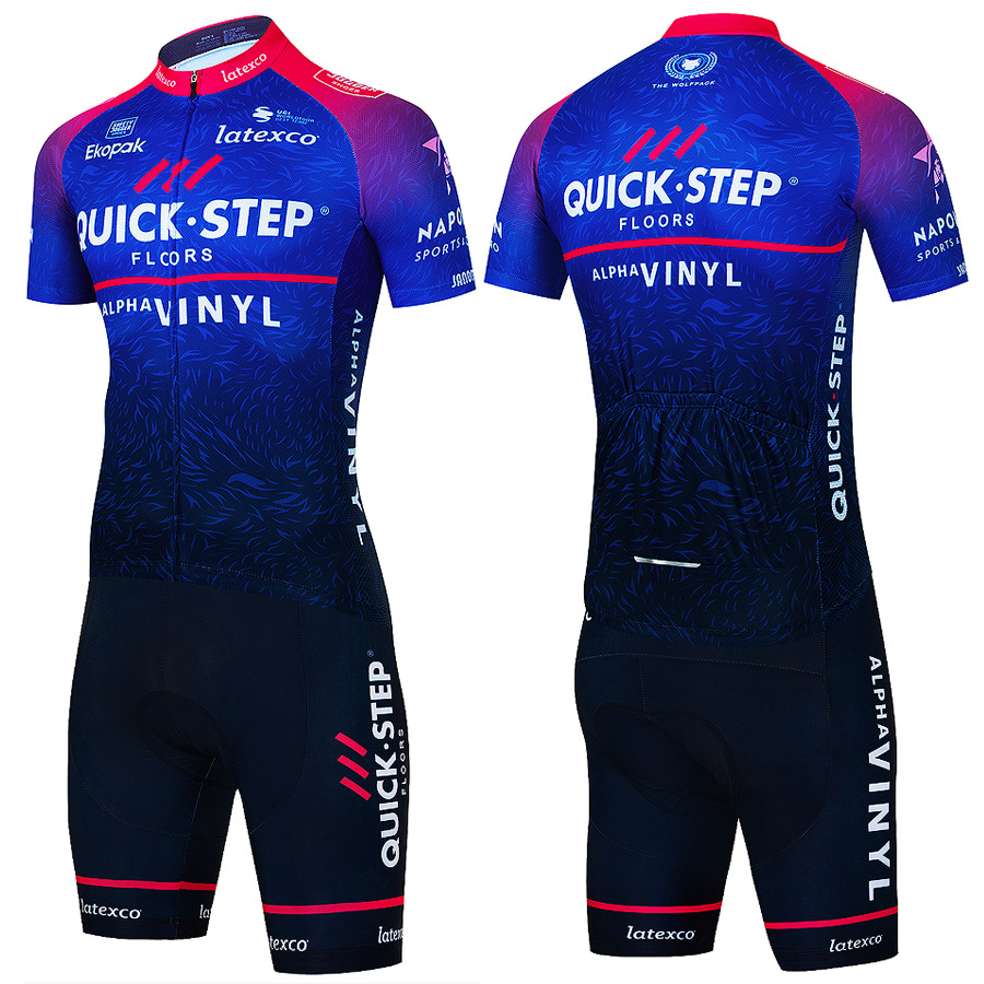 Wholesale Summer Quickwalk Team Edition Short Sleeve Set Mountain Bike Cycling Jersey