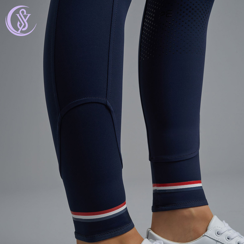 Ew Fashion Equestrian Clothing Horse Breeches Thick Full Seat Silicone Horse Riding Tights
