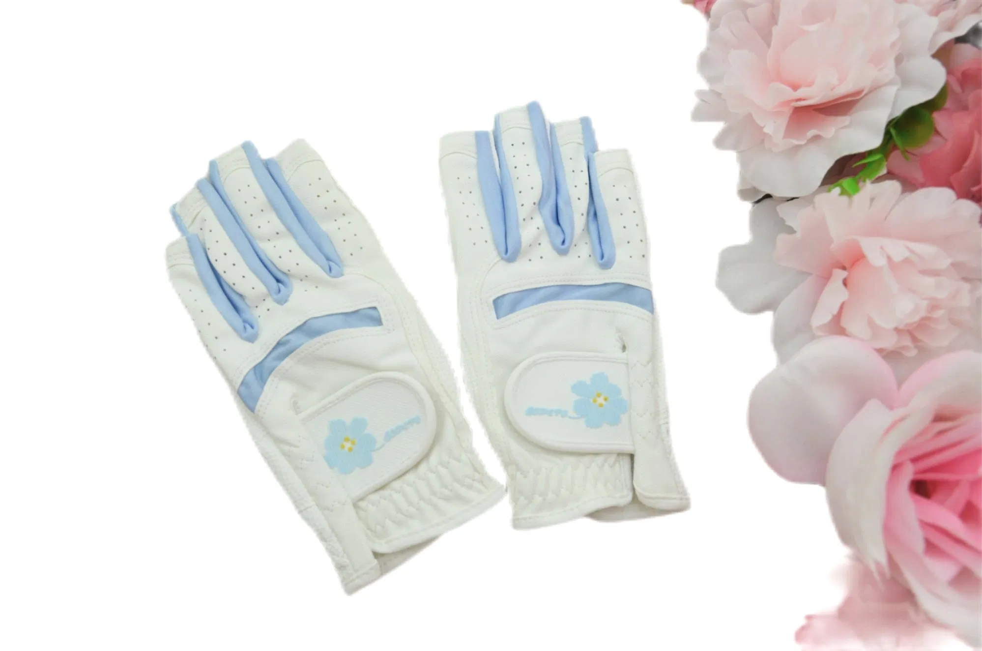 Simple Style of Anti-Slip Wear Protection Golf Gloves Gym Gloves Fitness Gloves for Female (JYG-HX9430)