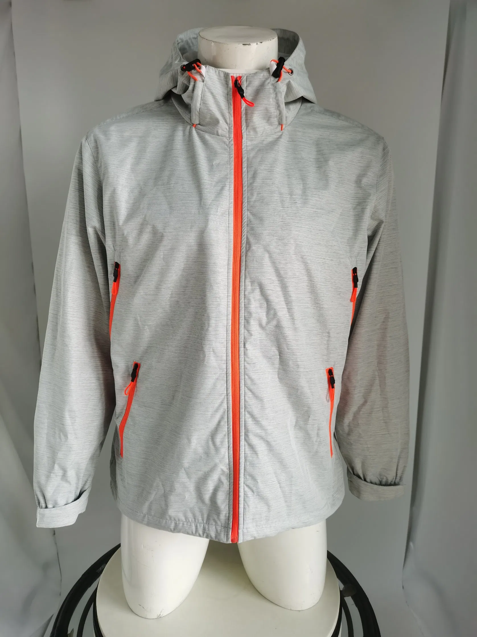 Waterproof Windbreaker Lightweight Packable Hooded Raincoat Outdoor Running Hiking Men Rain Jacket