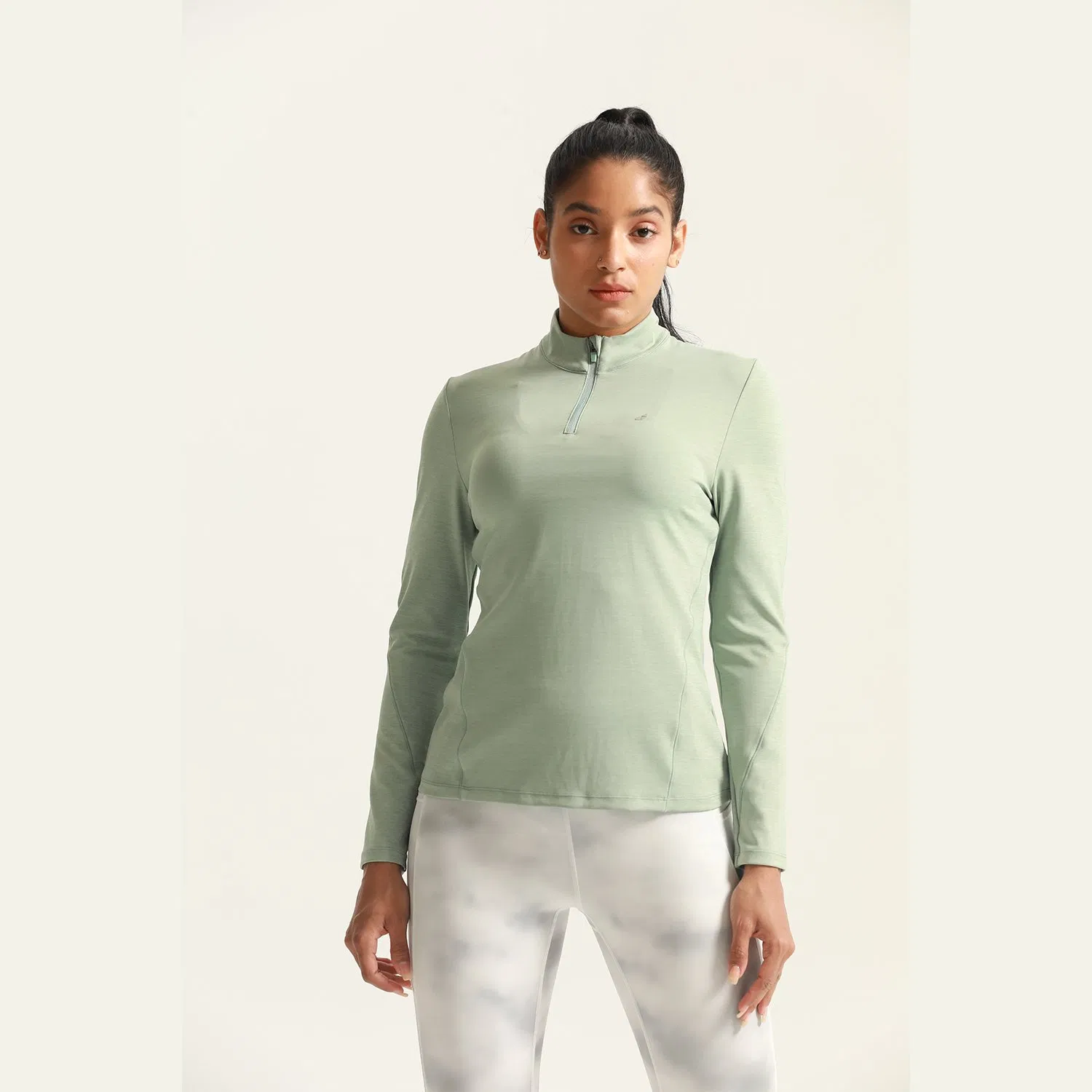 Quick Dry Women Outdoor Running Sport Shirts Long Sleeve 1/4 Zip up Pullover Workout Hiking Athletic Shirts