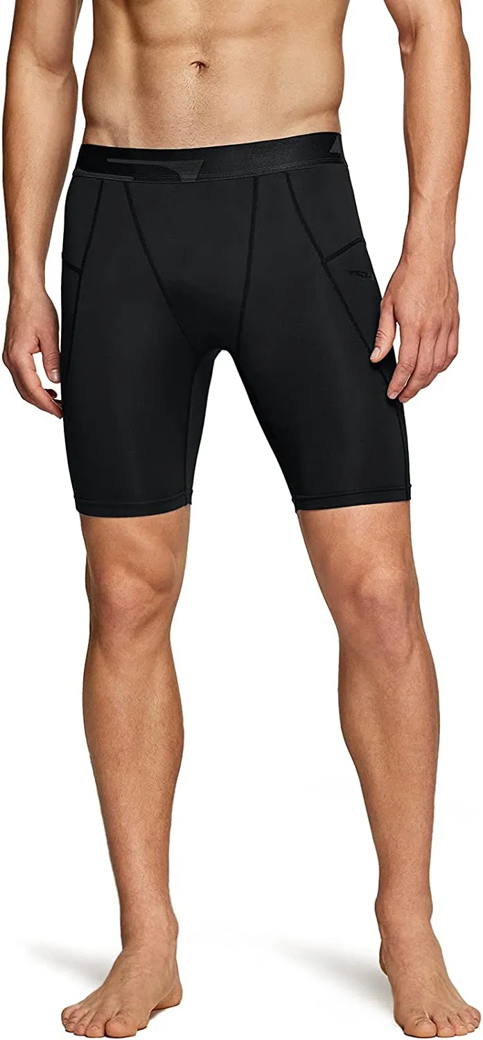 Men's Athletic Compression Shorts, Sports Performance Active Cool Dry Running Tights
